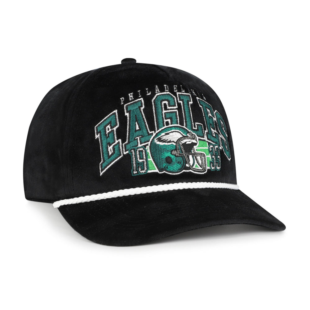 PHILADELPHIA EAGLES GO BIG '47 HITCH RF RELAXED FIT WOMENS BLACK
