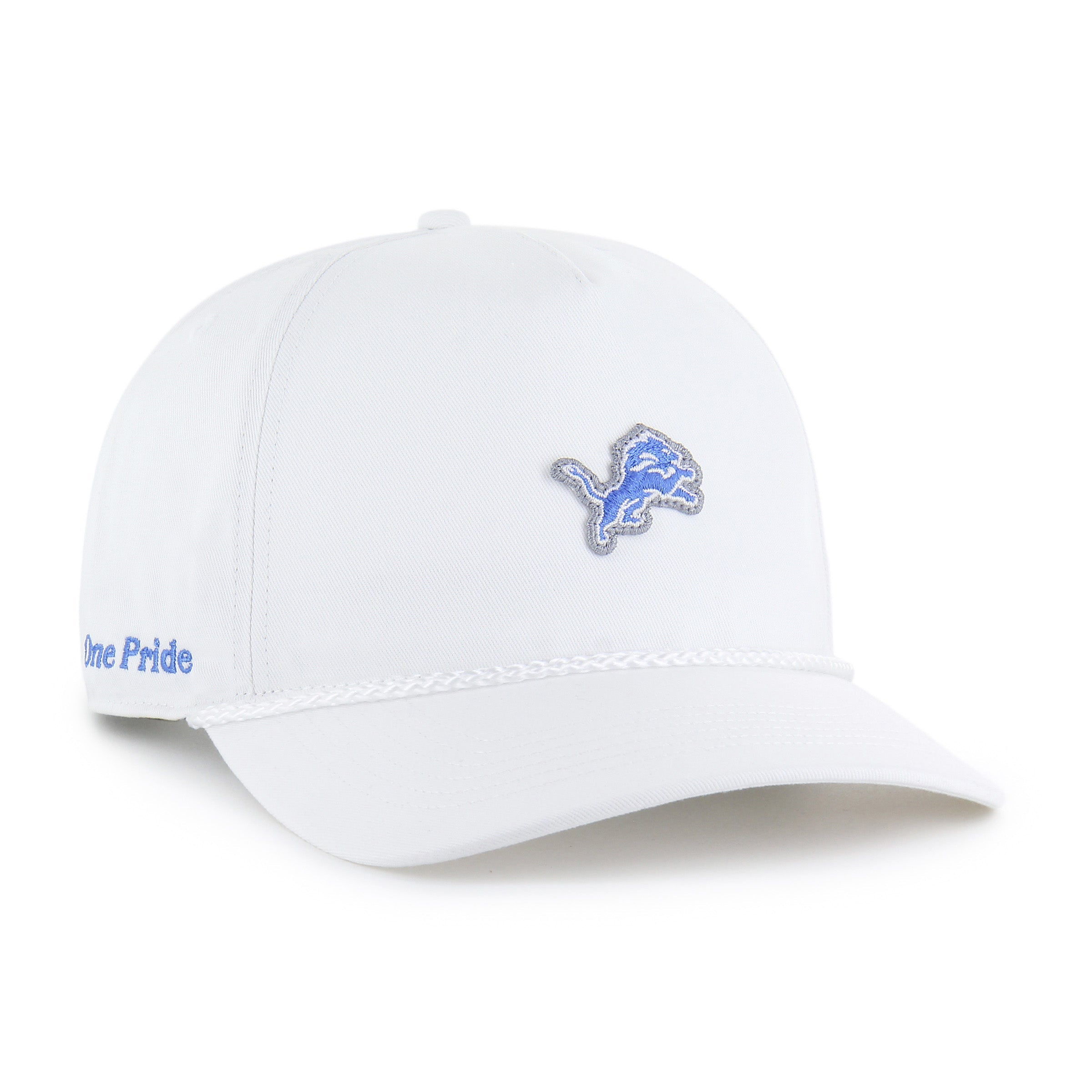 DETROIT LIONS MICRO PATCH '47 HITCH RF RELAXED FIT WHITE