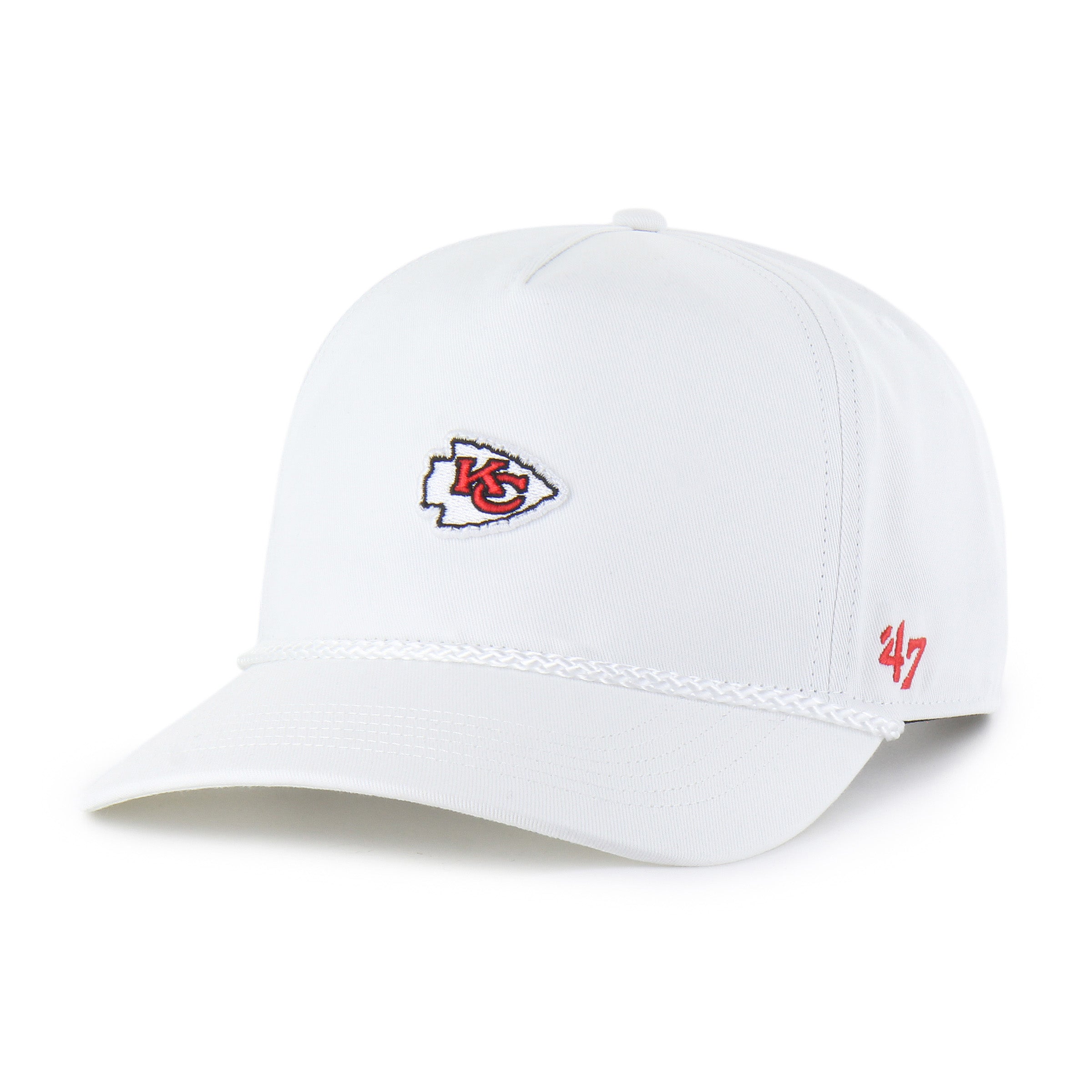 KANSAS CITY CHIEFS MICRO PATCH '47 HITCH RF RELAXED FIT WHITE
