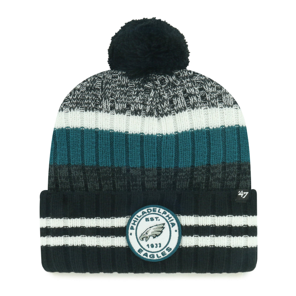 PHILADELPHIA EAGLES QUIVER '47 CUFF KNIT BLACK