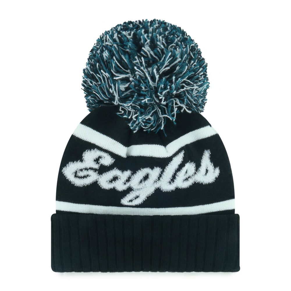 PHILADELPHIA EAGLES SPIRITED '47 CUFF KNIT WOMENS BLACK