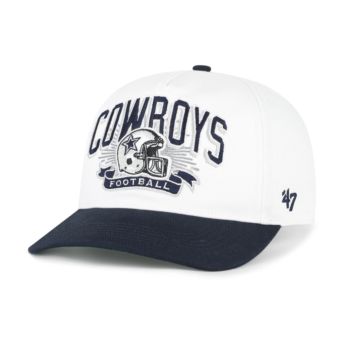 DALLAS COWBOYS HISTORIC PRIME PLAY '47 HITCH RF RELAXED FIT YOUTH WHITE