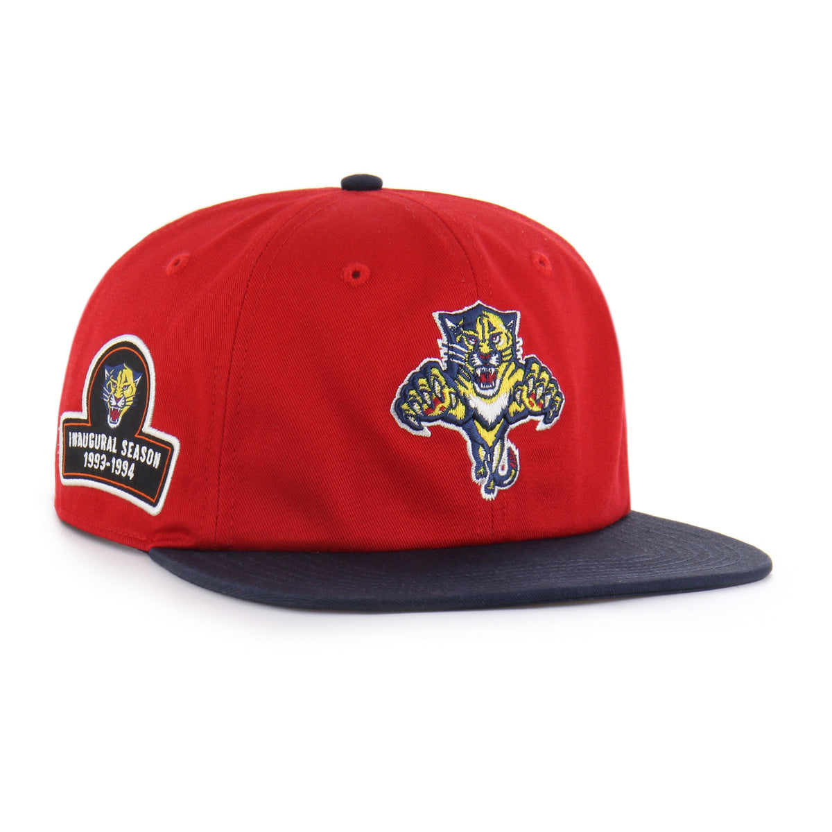 OLD TIME HOCKEY FLORIDA PANTHERS VINTAGE DEBUT '47 CAPTAIN RL RELAXED FIT RED