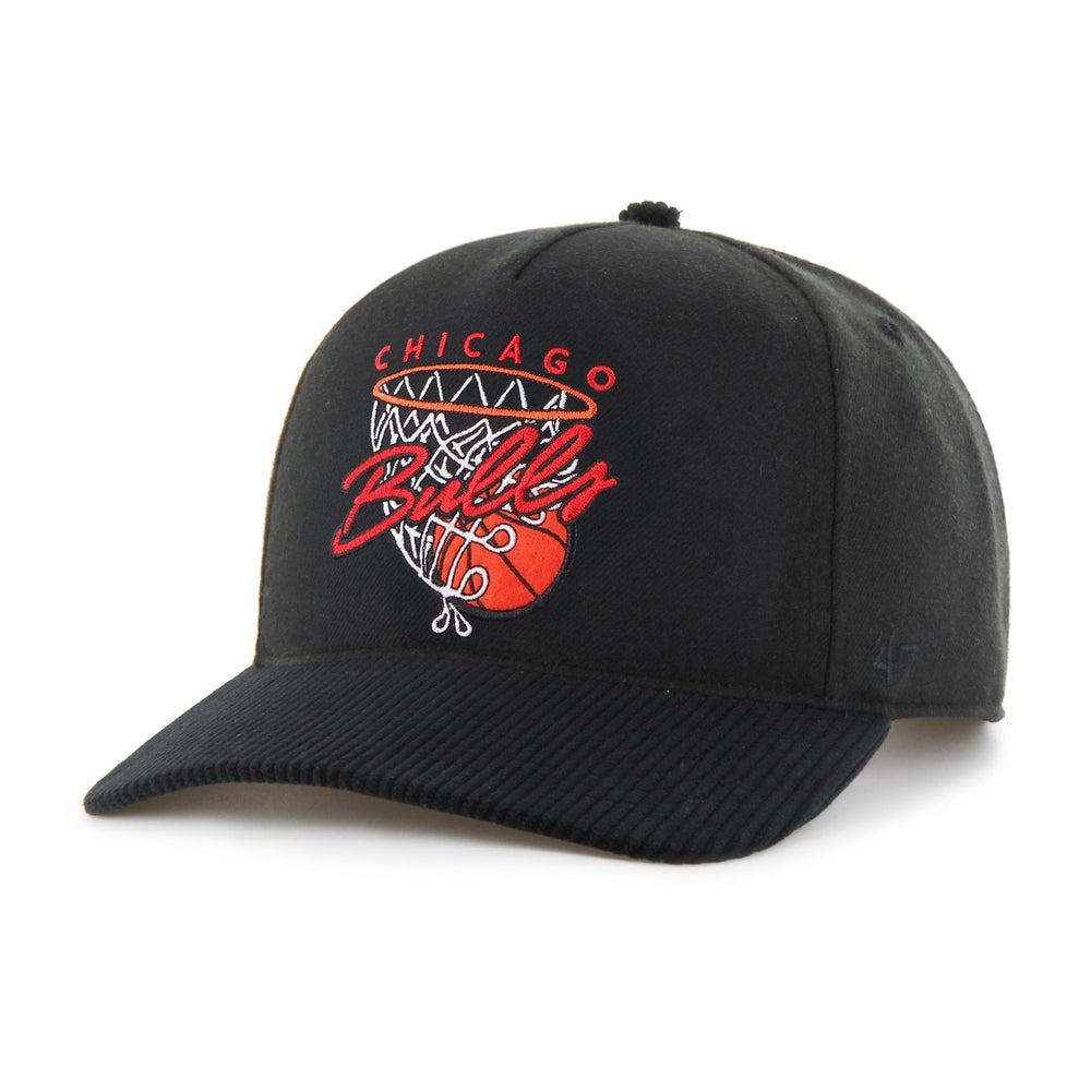 CHICAGO BULLS HOOPS CORD '47 HITCH RF RELAXED FIT BLACK