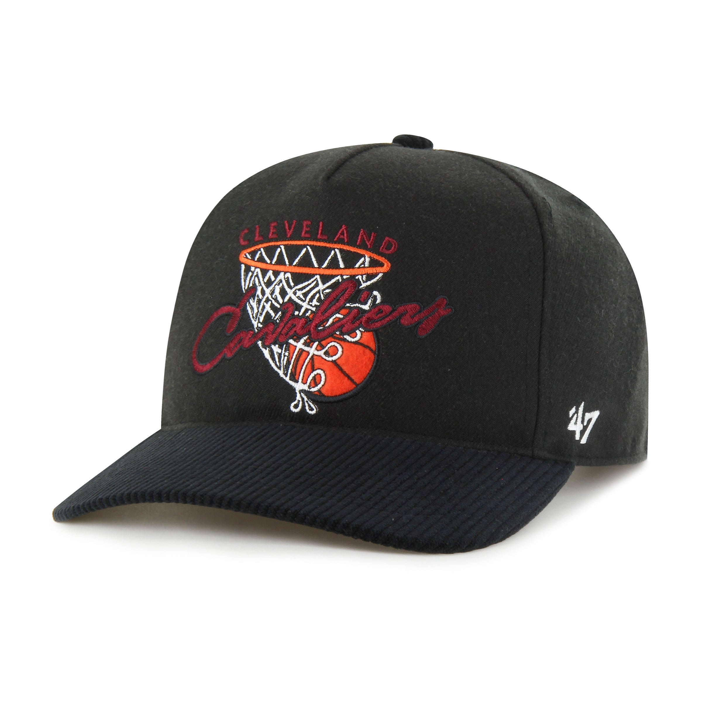 CLEVELAND CAVALIERS HOOPS CORD '47 HITCH RF RELAXED FIT BLACK