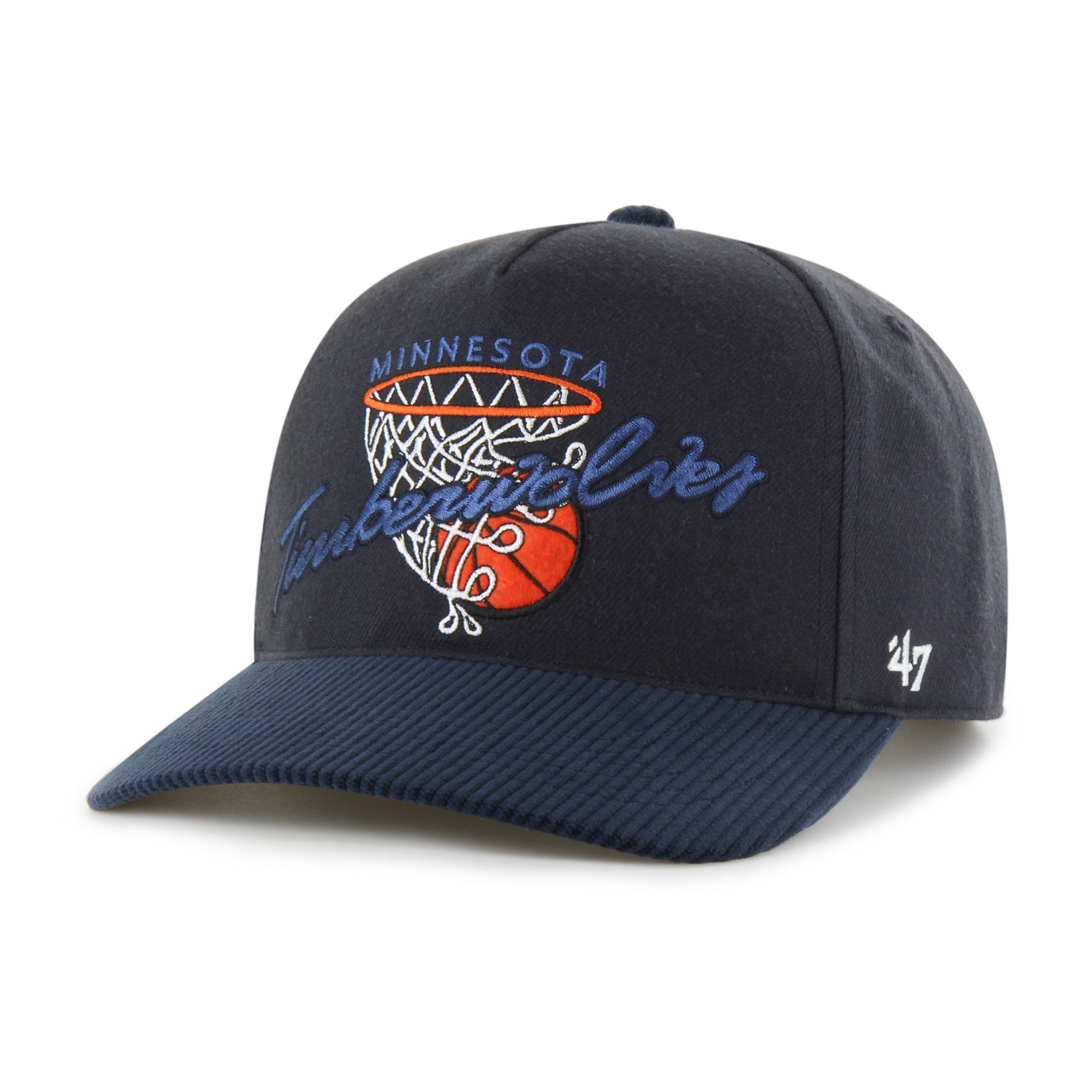 MINNESOTA TIMBERWOLVES HOOPS CORD '47 HITCH RF RELAXED FIT NAVY