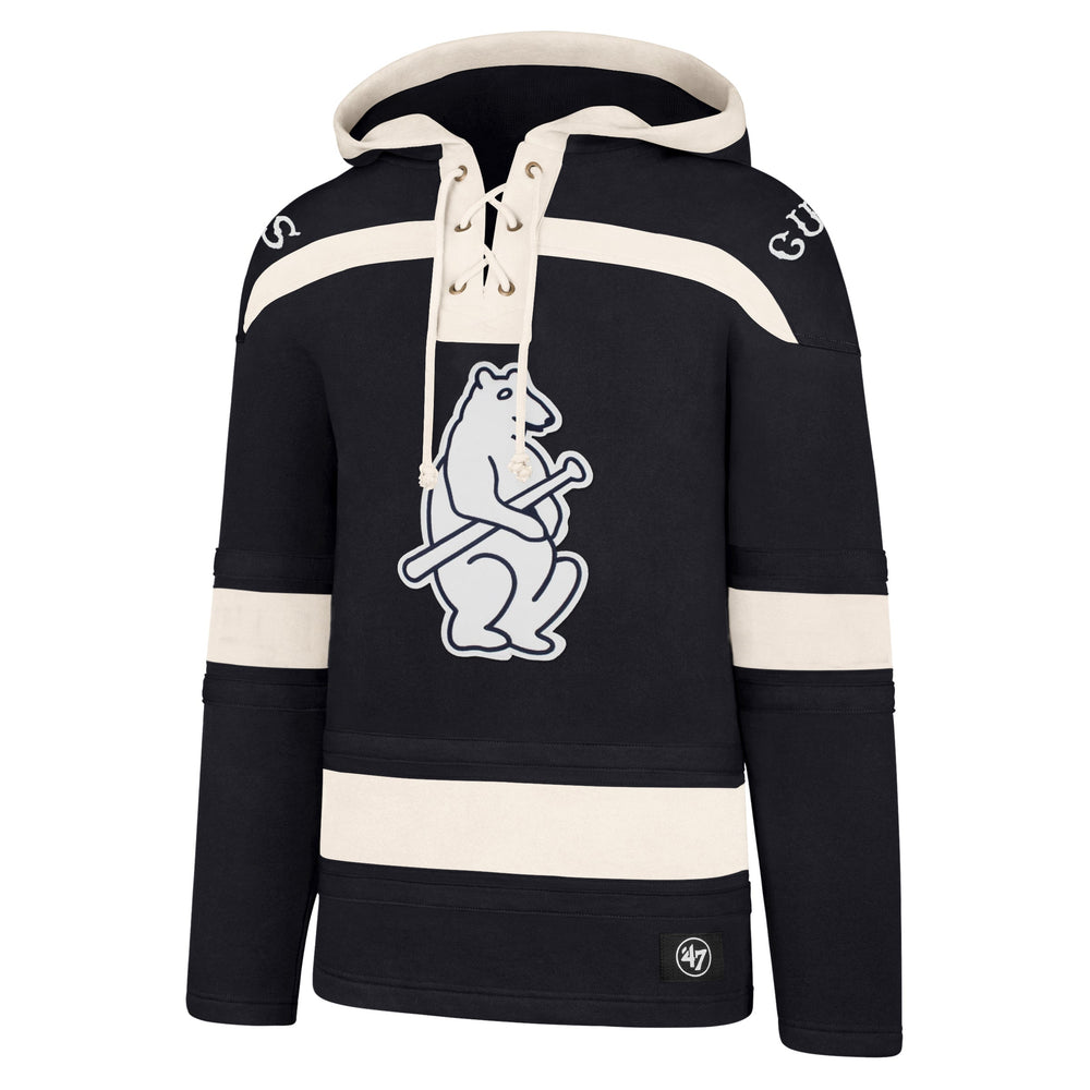CHICAGO CUBS COOPERSTOWN SUPERIOR '47 LACER HOOD FALL NAVY