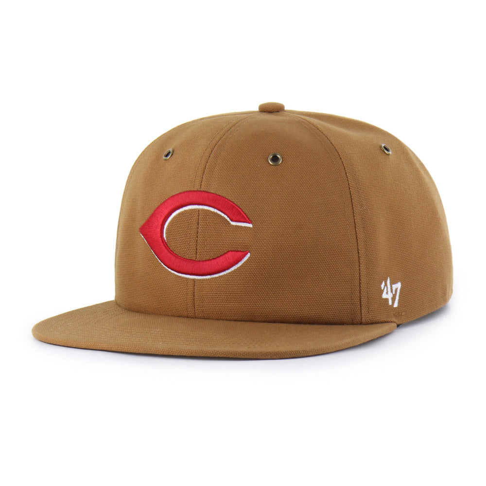 CINCINNATI REDS CARHARTT '47 CAPTAIN RL RELAXED FIT BROWN