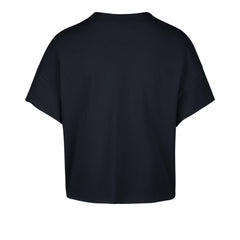 MICHIGAN WOLVERINES ELATION '47 OVERSIZED NOTCH NECK TEE WOMENS NAVY
