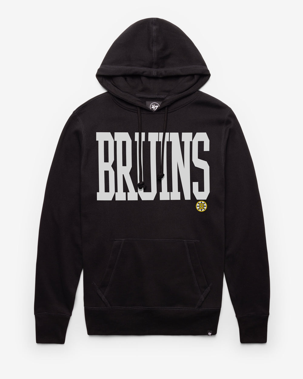 BOSTON BRUINS DIME '47 HEADLINE HOOD JET BLACK