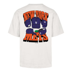 NEW YORK METS CAP SHADOW '47 FOUNDATION TEE SANDSTONE