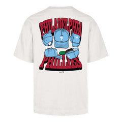 PHILADELPHIA PHILLIES CAP SHADOW '47 FOUNDATION TEE SANDSTONE