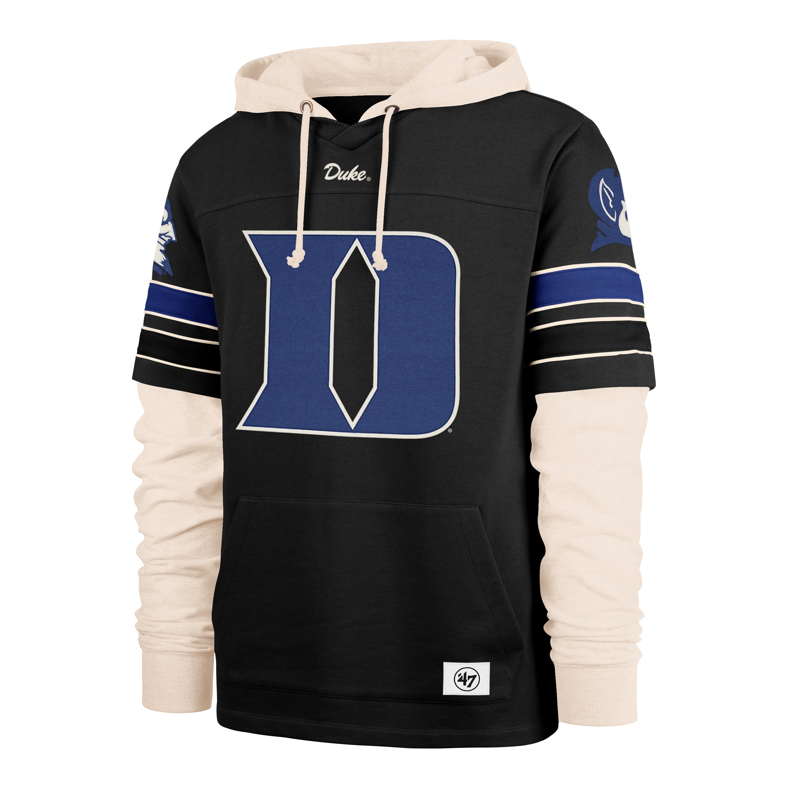 DUKE BLUE DEVILS SPLIT ZONE '47 CORNERBCK DUO LACER FLINT BLACK