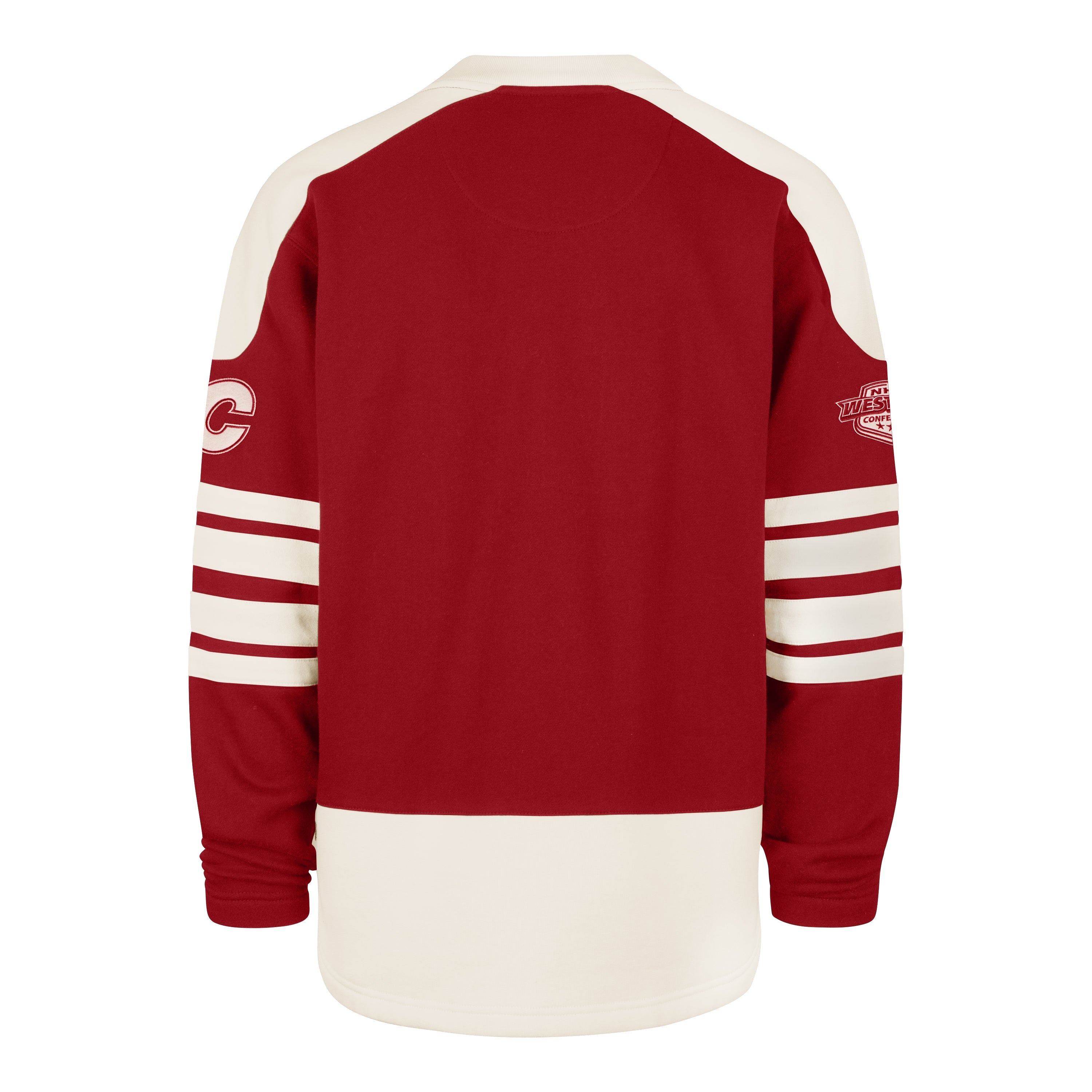 CALGARY FLAMES SWEEP CHECK '47 ETERNAL LACER RED