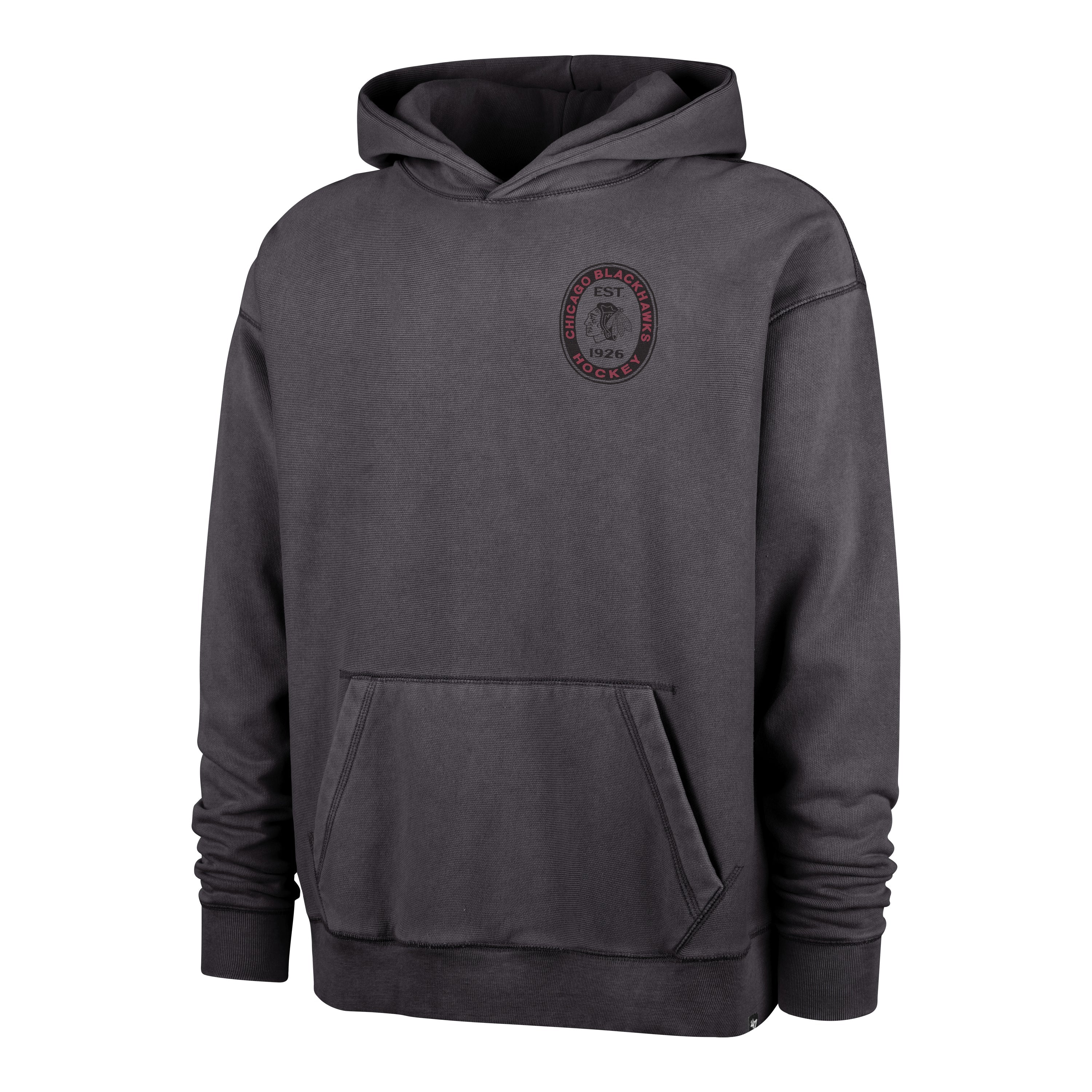 CHICAGO BLACKHAWKS BOOT PATH '47 RAVINE FLEECE HOOD CINDER
