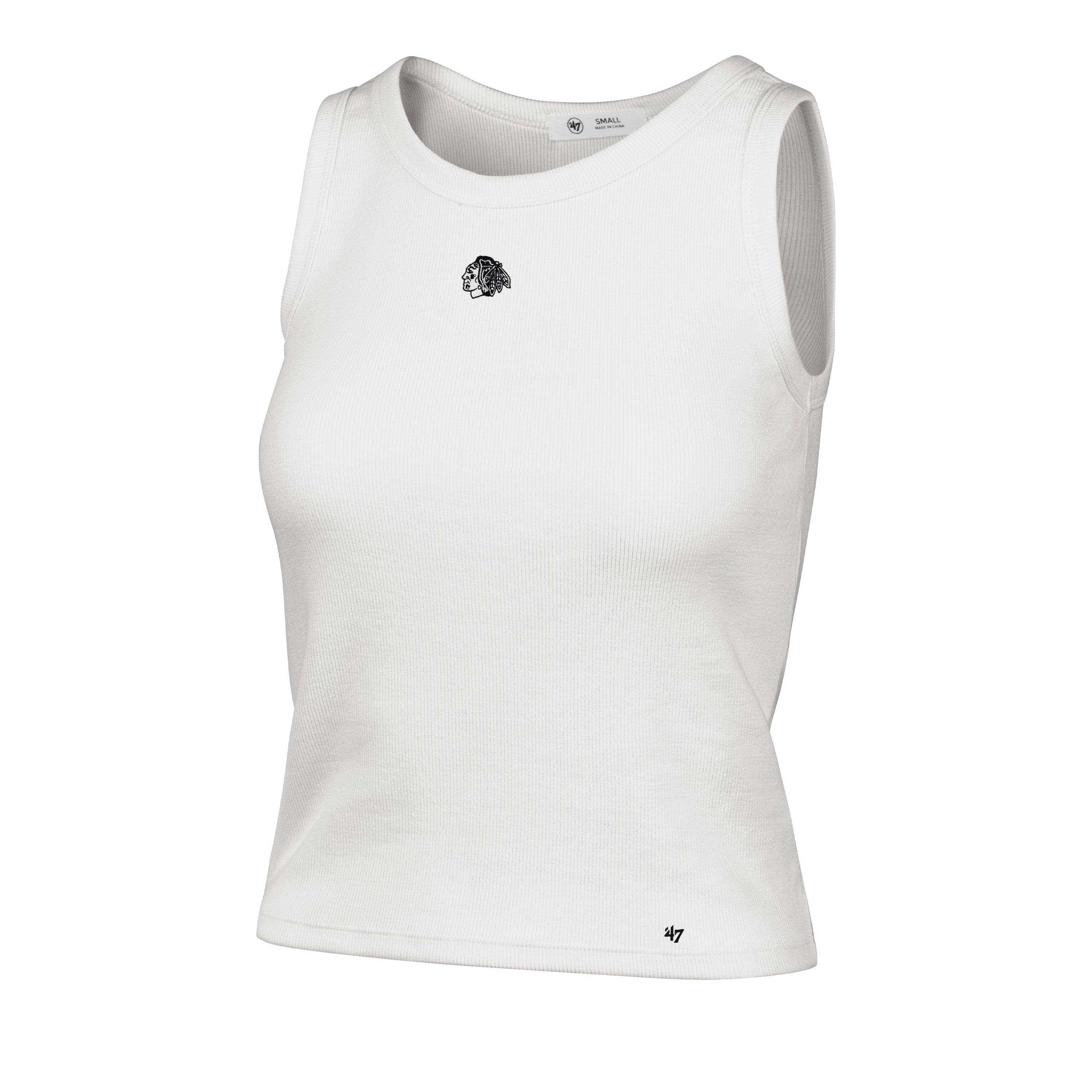 CHICAGO BLACKHAWKS SKYHOOK '47 BABY RIB TANK WOMENS SANDSTONE