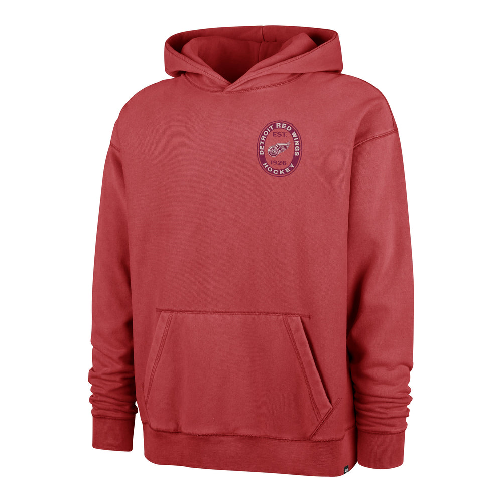 DETROIT RED WINGS BOOT PATH '47 RAVINE FLEECE HOOD CAYENNE