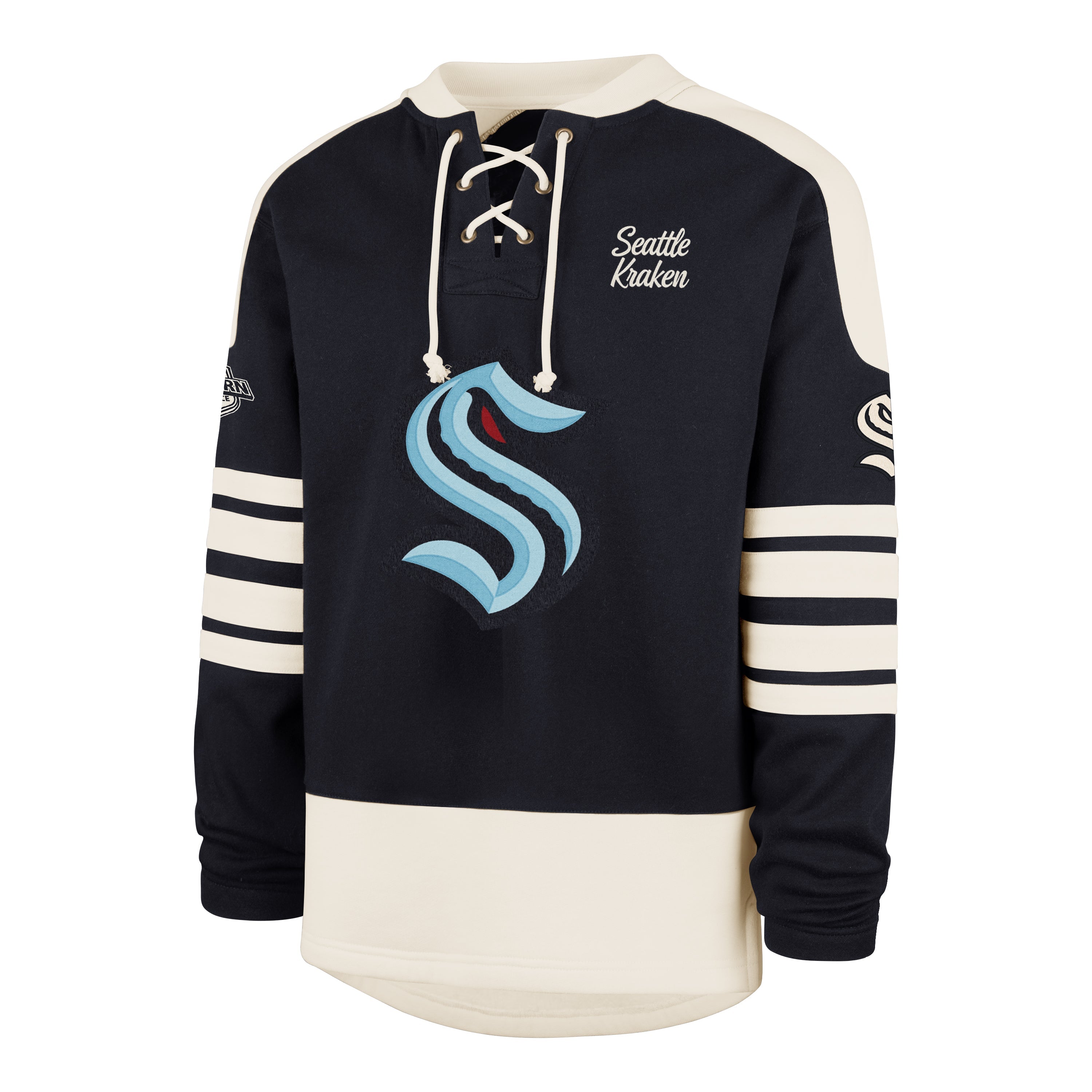 SEATTLE KRAKEN SWEEP CHECK '47 ETERNAL LACER FALL NAVY