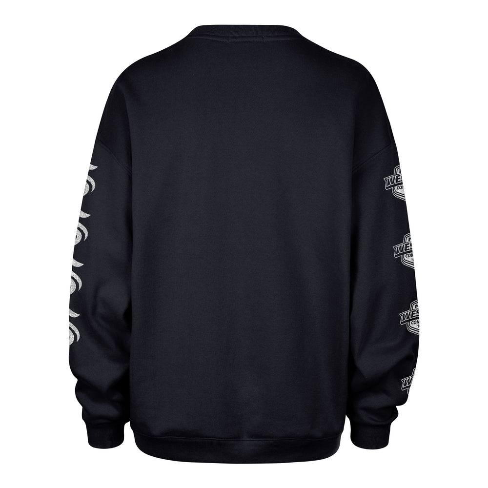 SEATTLE KRAKEN GO BIG '47 OVERSIZED CREW WOMENS FALL NAVY
