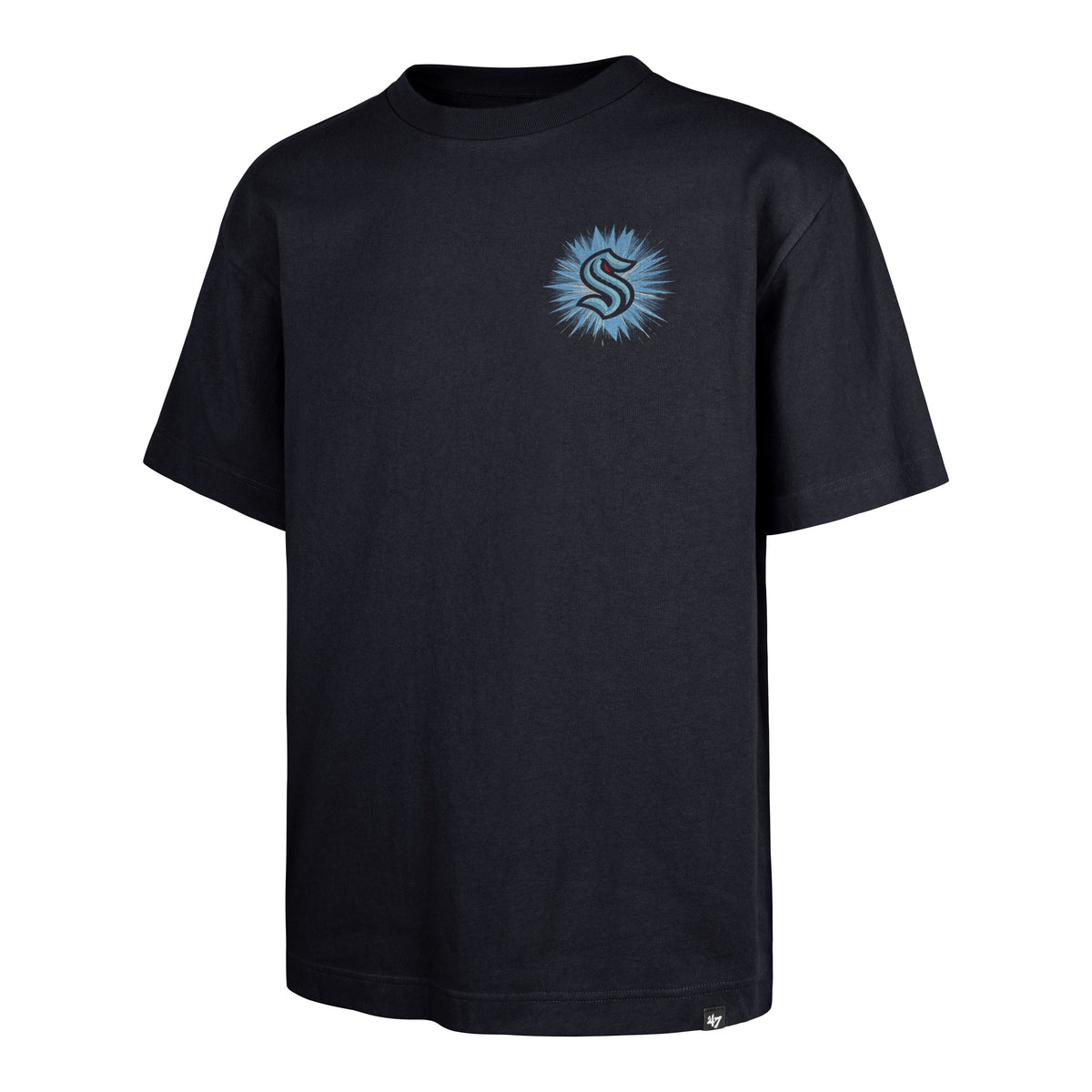 SEATTLE KRAKEN GAME ON '47 FOUNDATION TEE NAVY