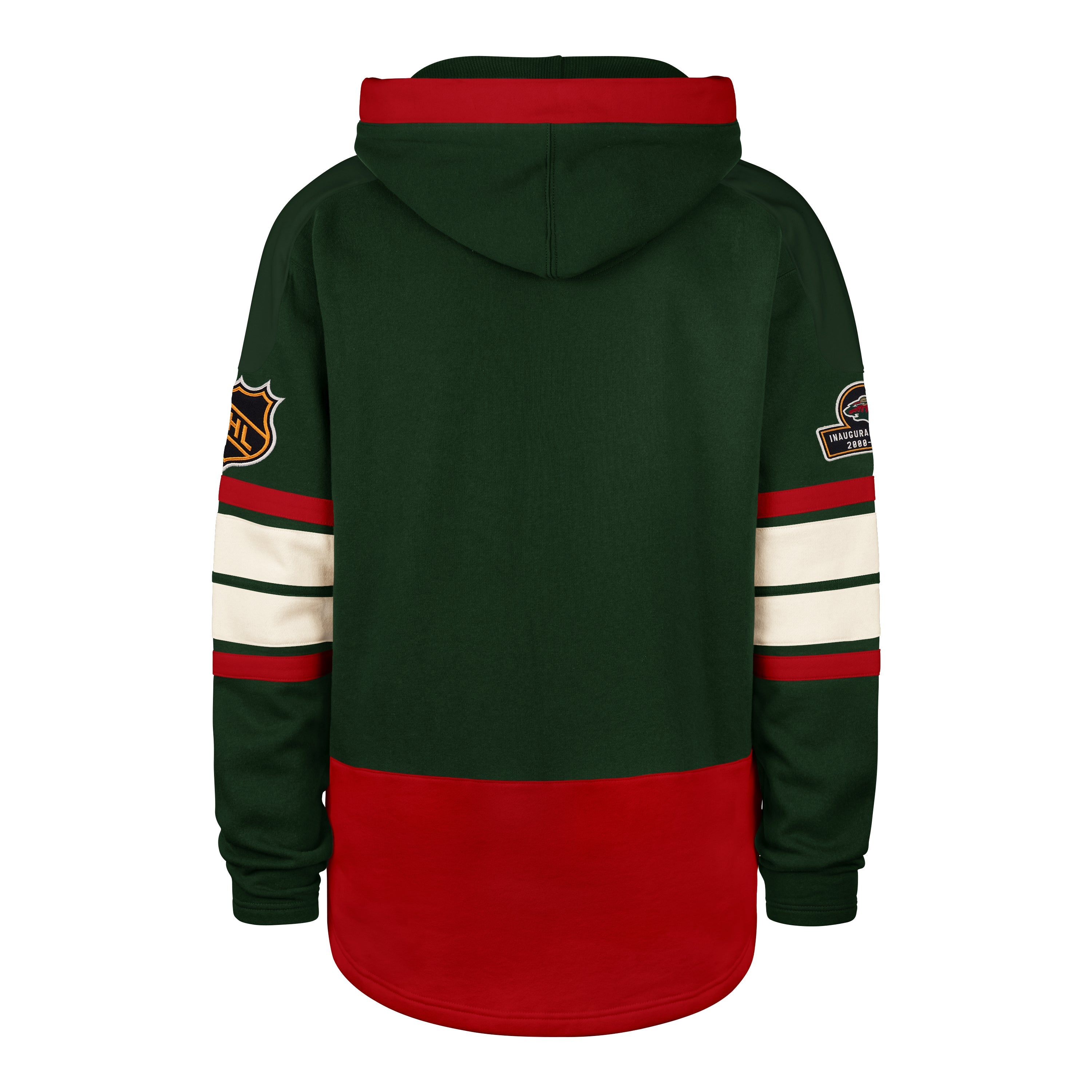 OLD TIME HOCKEY MINNESOTA WILD VINTAGE PUCK DROP DUAL '47 HERITAGE LACER DARK GREEN