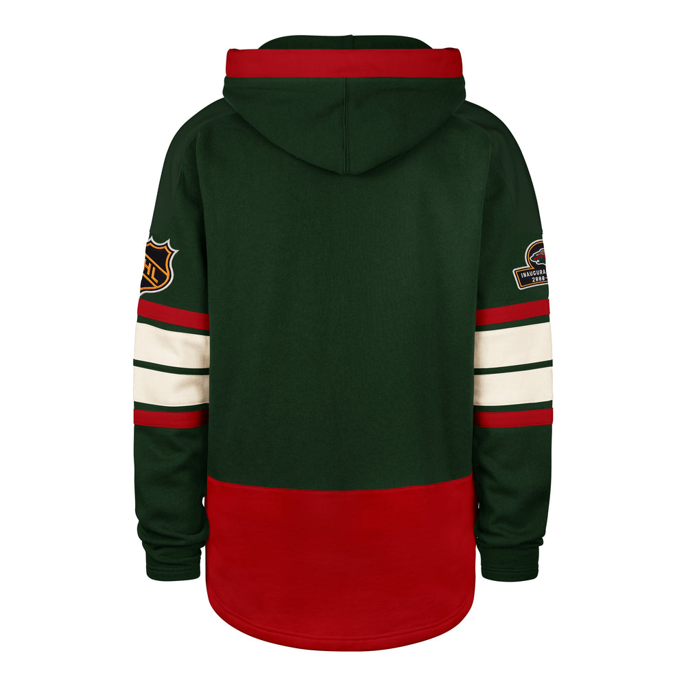 OLD TIME HOCKEY MINNESOTA WILD VINTAGE PUCK DROP DUAL '47 HERITAGE LACER DARK GREEN