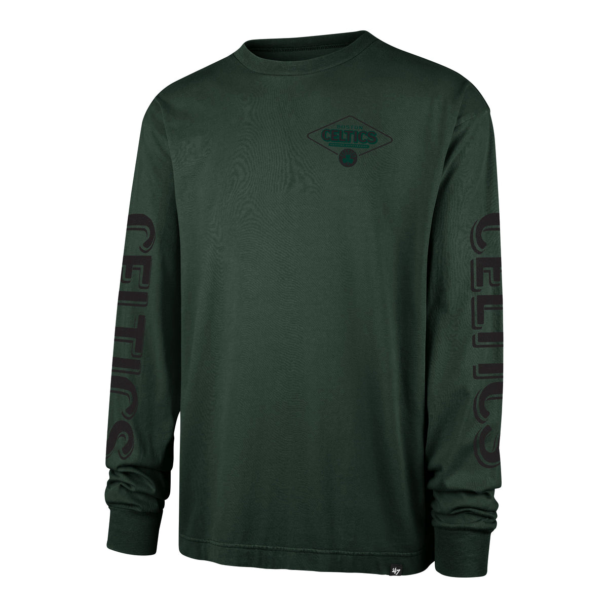 BOSTON CELTICS CAIRN '47 RAVINE FOUNDATION LONG SLEEVE TEE JUNIPER