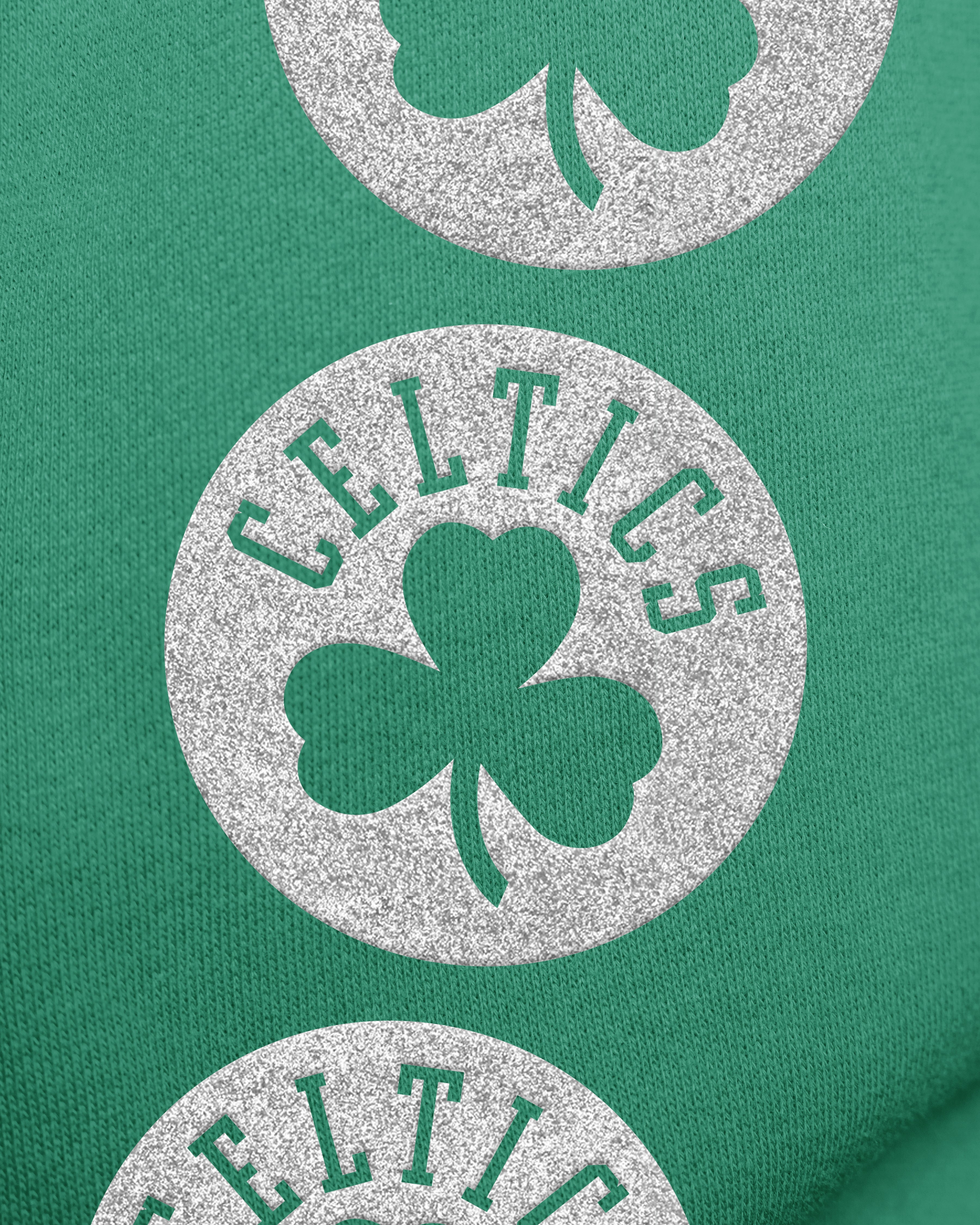 BOSTON CELTICS GO BIG '47 OVERSIZED CREW WOMENS KELLY