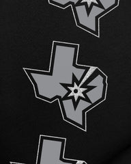 SAN ANTONIO SPURS GO BIG '47 OVERSIZED CREW WOMENS JET BLACK