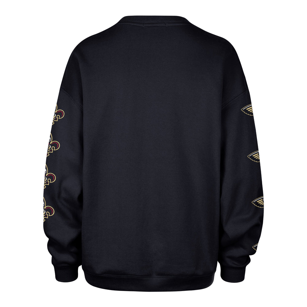 NEW ORLEANS PELICANS GO BIG '47 OVERSIZED CREW WOMENS FALL NAVY
