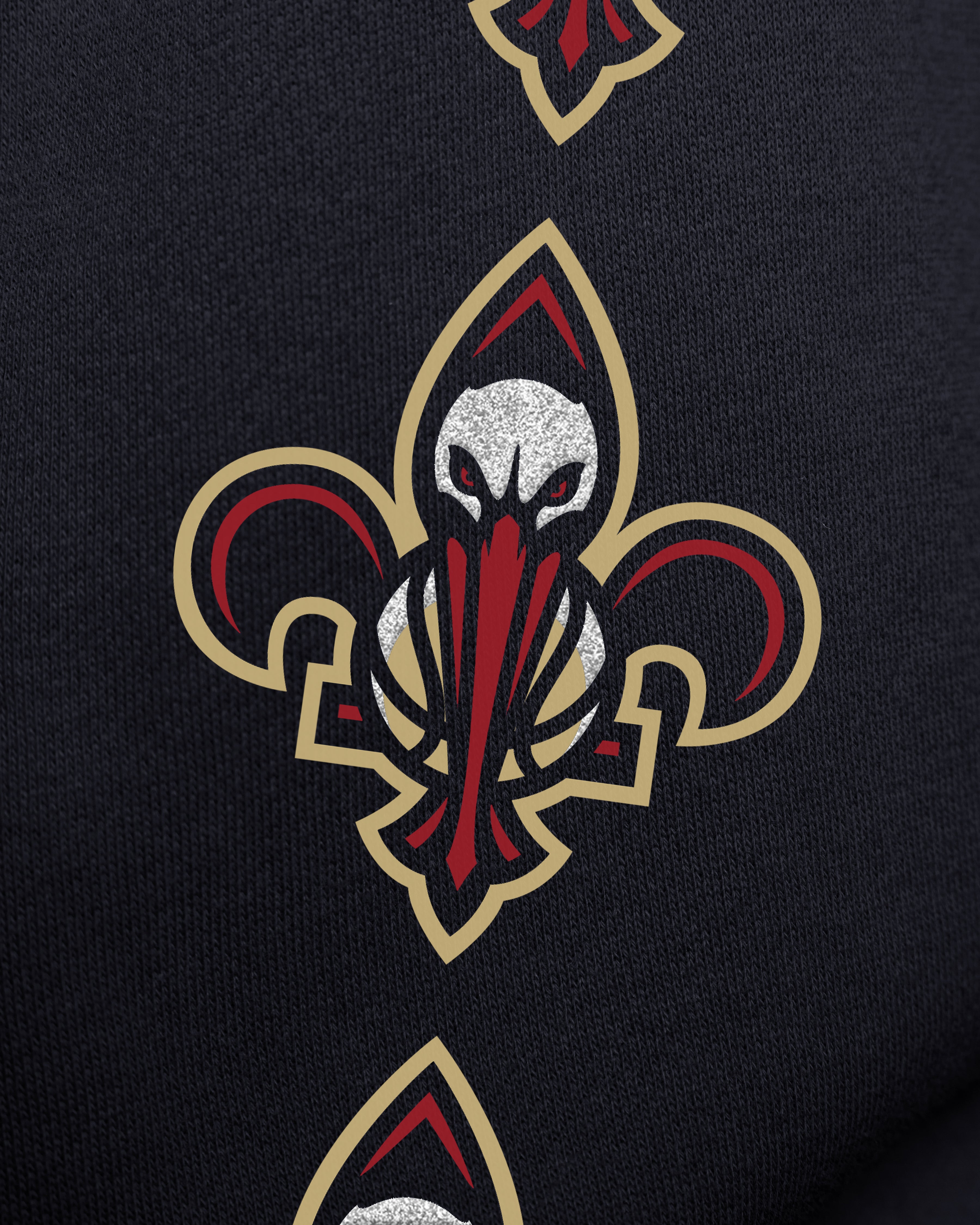 NEW ORLEANS PELICANS GO BIG '47 OVERSIZED CREW WOMENS FALL NAVY