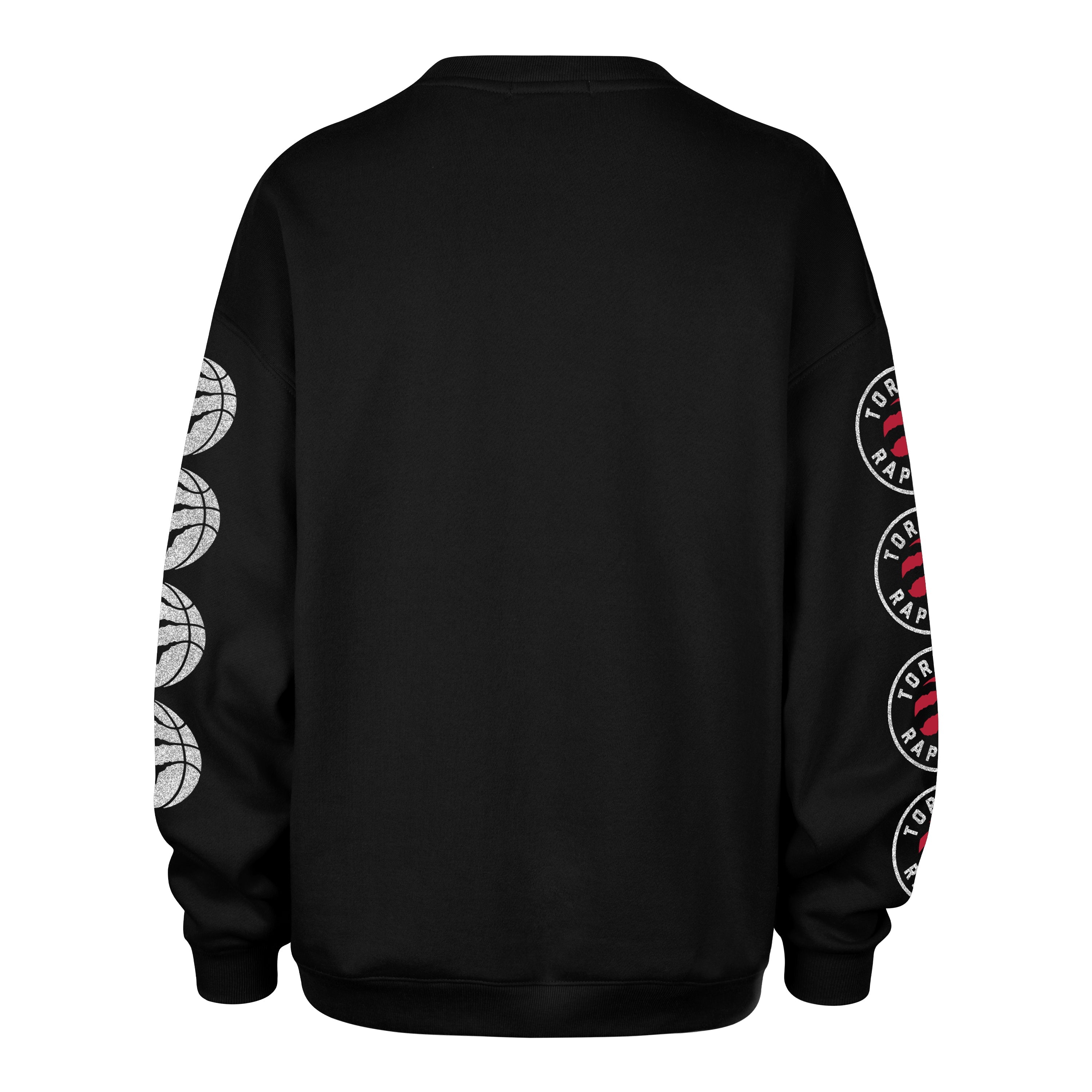 TORONTO RAPTORS GO BIG '47 OVERSIZED CREW WOMENS JET BLACK