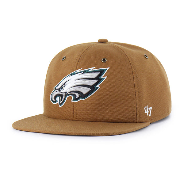 PHILADELPHIA EAGLES CARHARTT '47 CAPTAIN RL RELAXED FIT BROWN