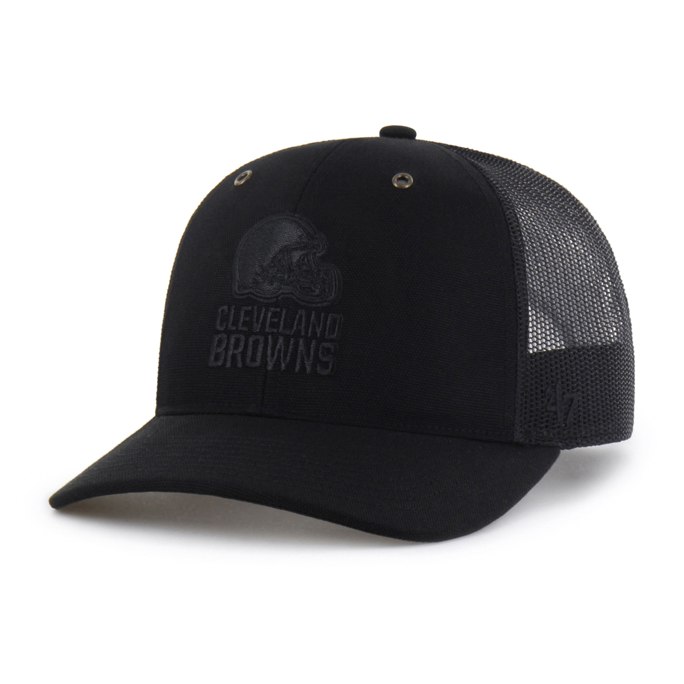 CLEVELAND BROWNS CARHARTT '47 TRUCKER RF RELAXED FIT BLACK