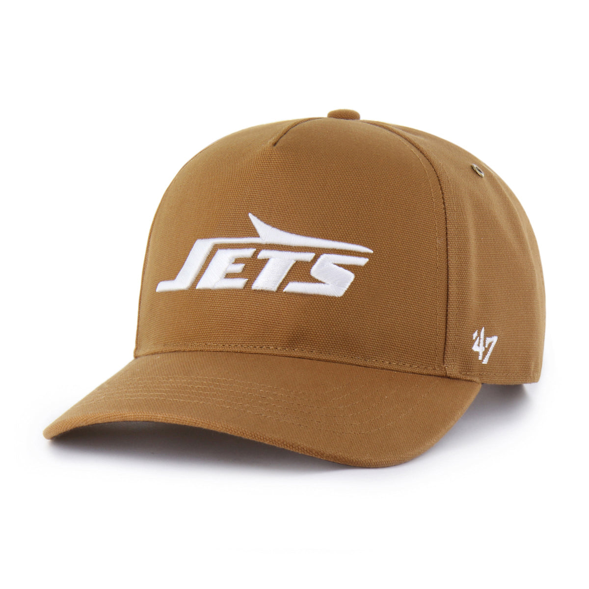 NEW YORK JETS CARHARTT '47 HITCH RF RELAXED FIT BROWN