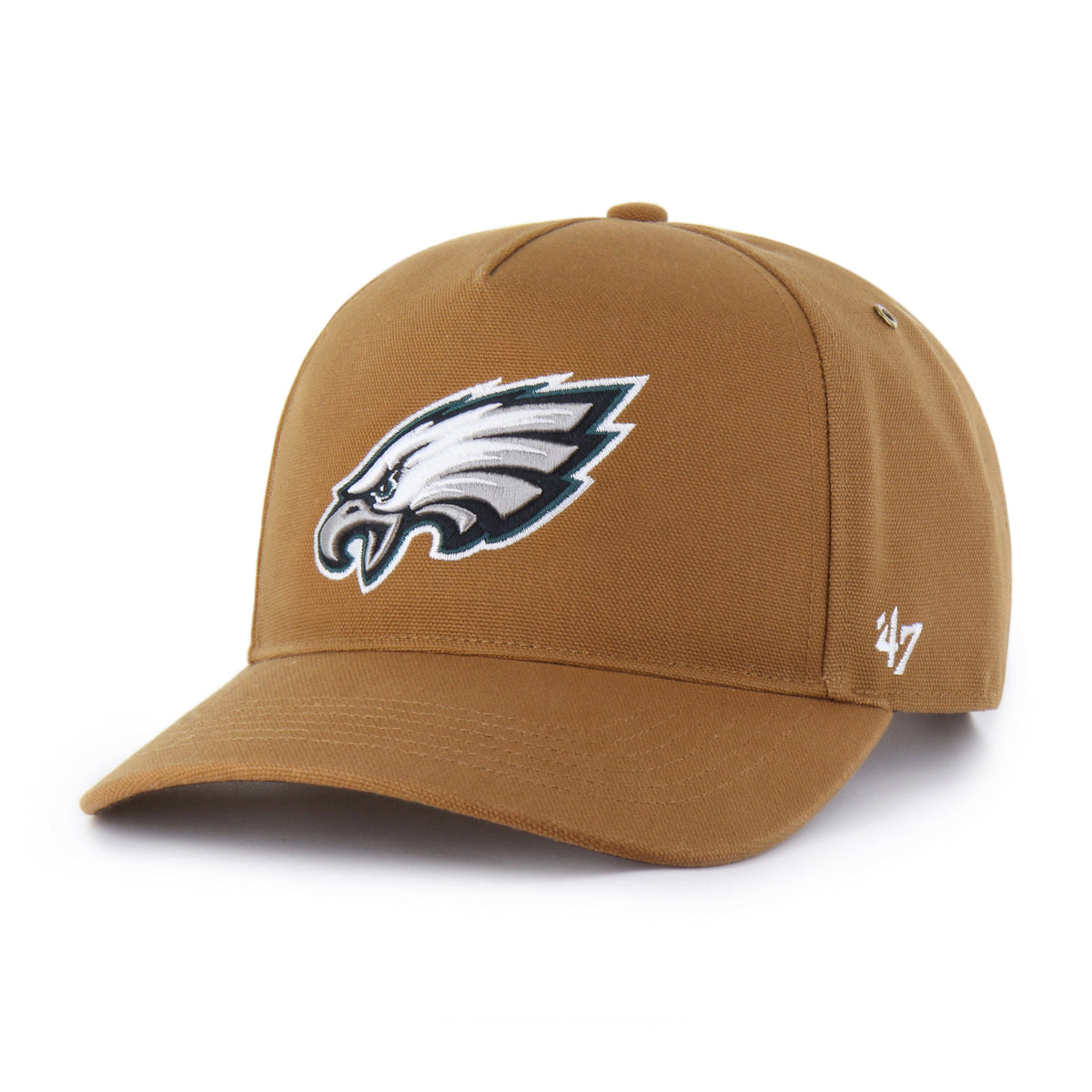 PHILADELPHIA EAGLES CARHARTT '47 HITCH RF RELAXED FIT BROWN