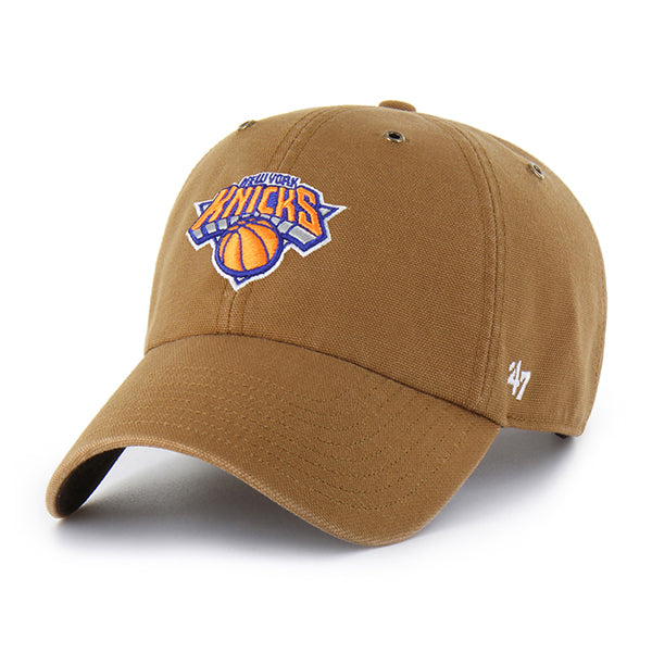 NEW YORK KNICKS CARHARTT '47 CLEAN UP BROWN