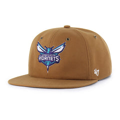 CHARLOTTE HORNETS CARHARTT '47 CAPTAIN RL RELAXED FIT BROWN