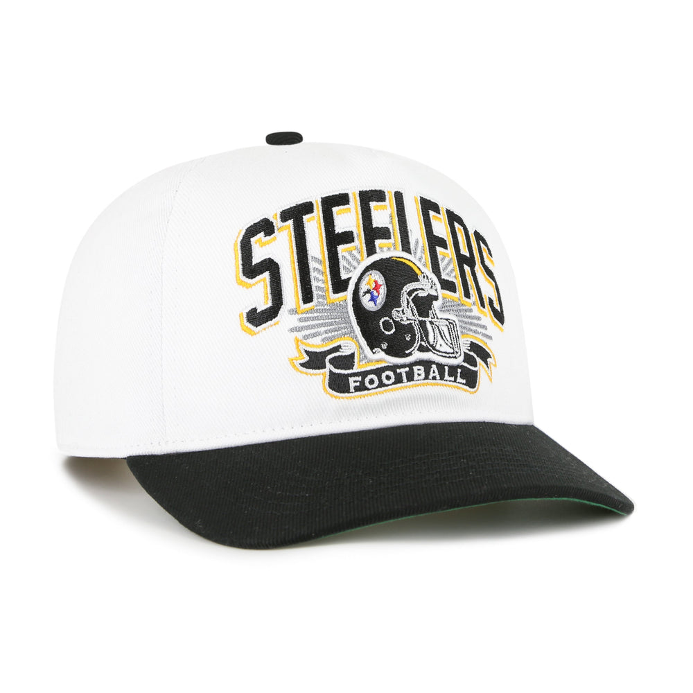 PITTSBURGH STEELERS HISTORIC PRIME PLAY '47 HITCH RF RELAXED FIT WHITE
