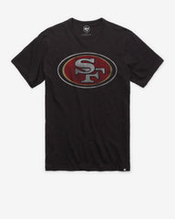 SAN FRANCISCO 49ERS GRIT '47 SCRUM TEE JET BLACK