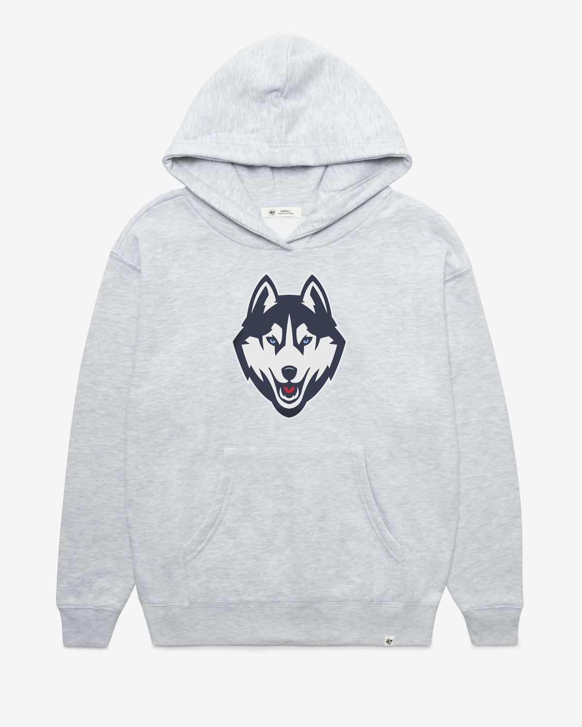 CONNECTICUT HUSKIES UCONN IMPRINT '47 NAOMI HOOD WOMENS RELAY GREY