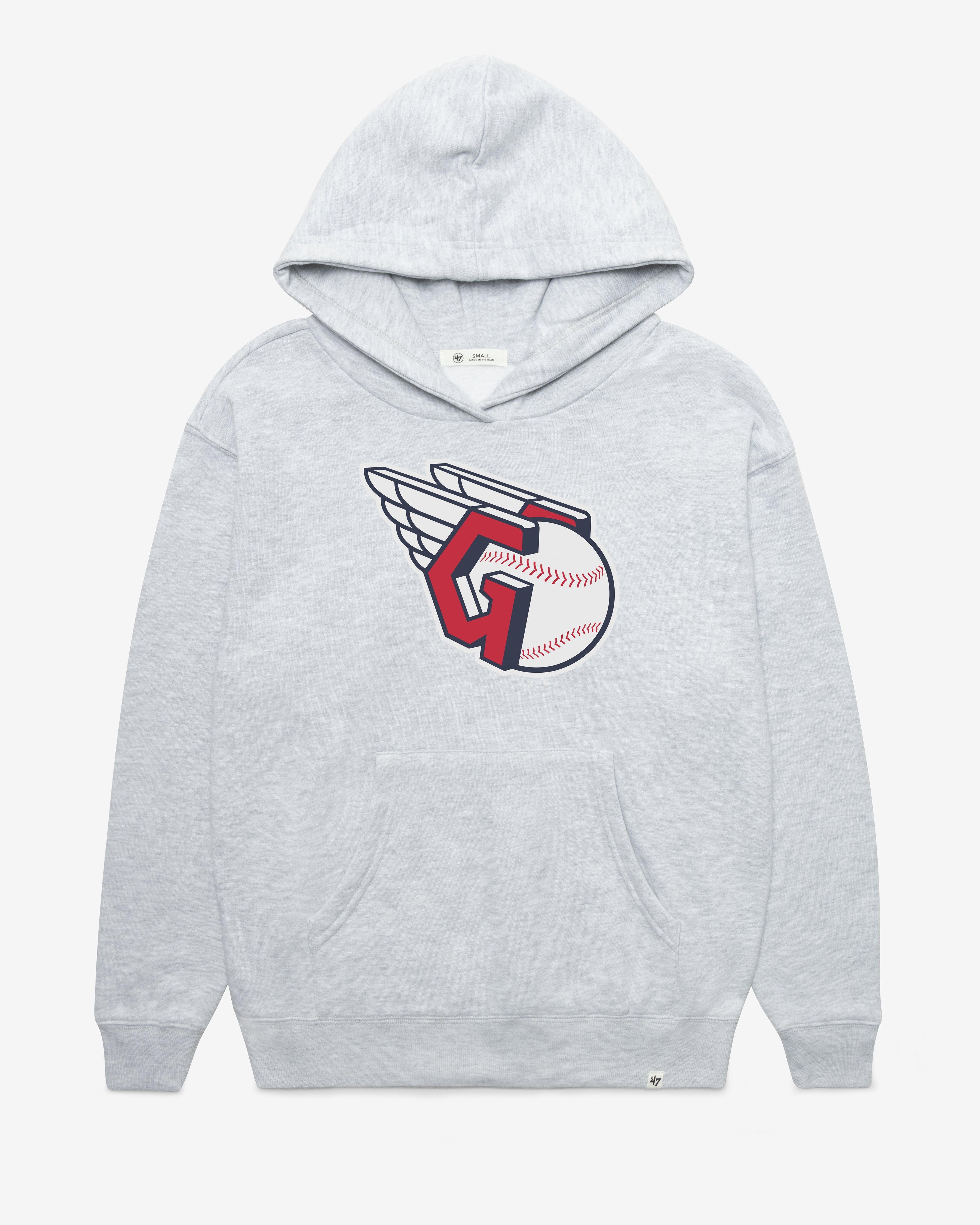 CLEVELAND GUARDIANS IMPRINT '47 NAOMI HOOD WOMENS RELAY GREY