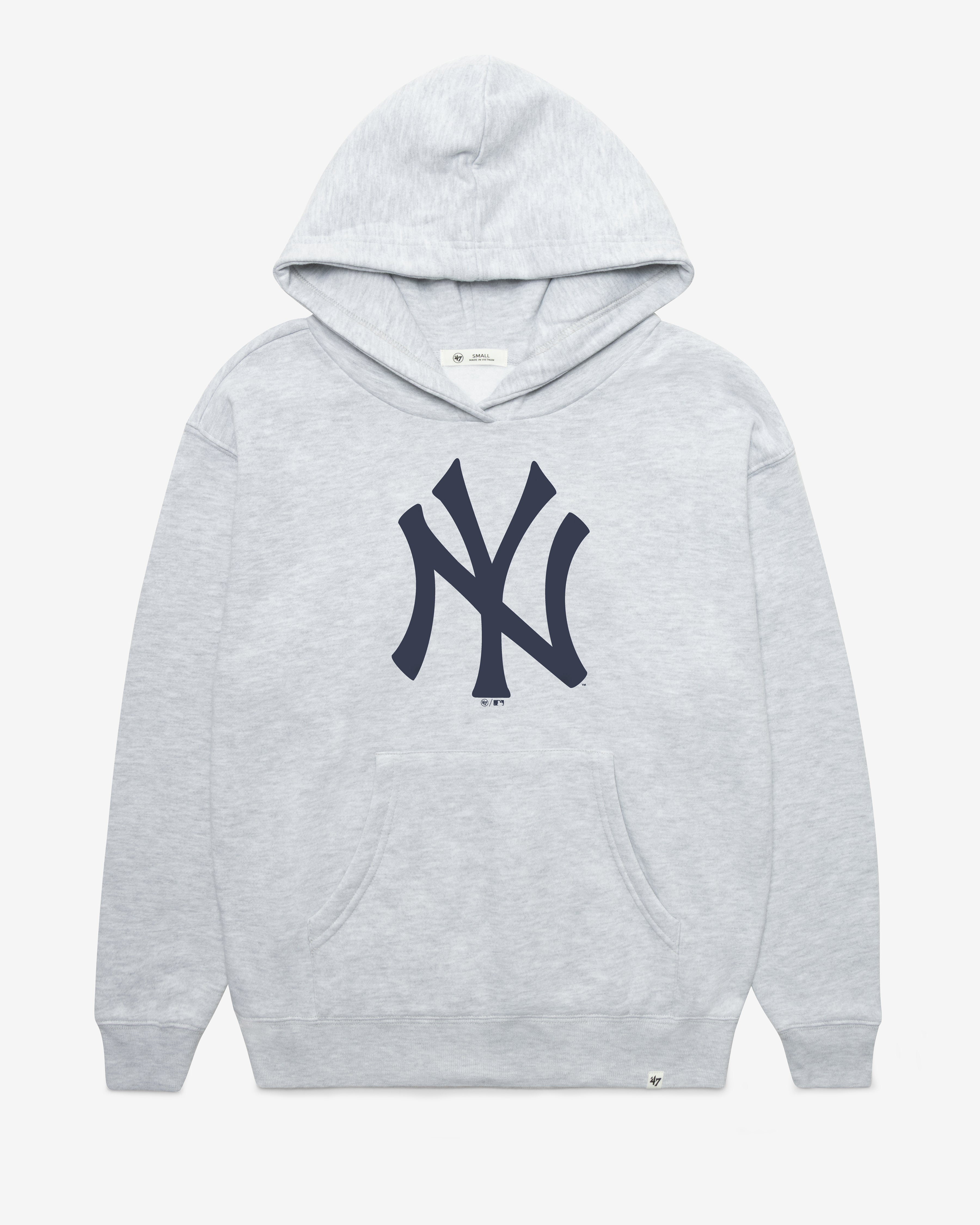 NEW YORK YANKEES IMPRINT '47 NAOMI HOOD WOMENS RELAY GREY