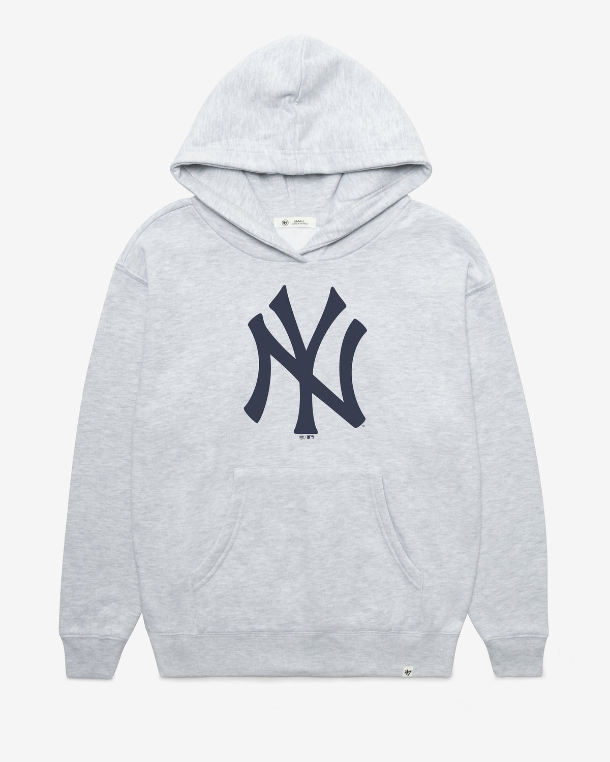 NEW YORK YANKEES IMPRINT '47 NAOMI HOOD WOMENS RELAY GREY
