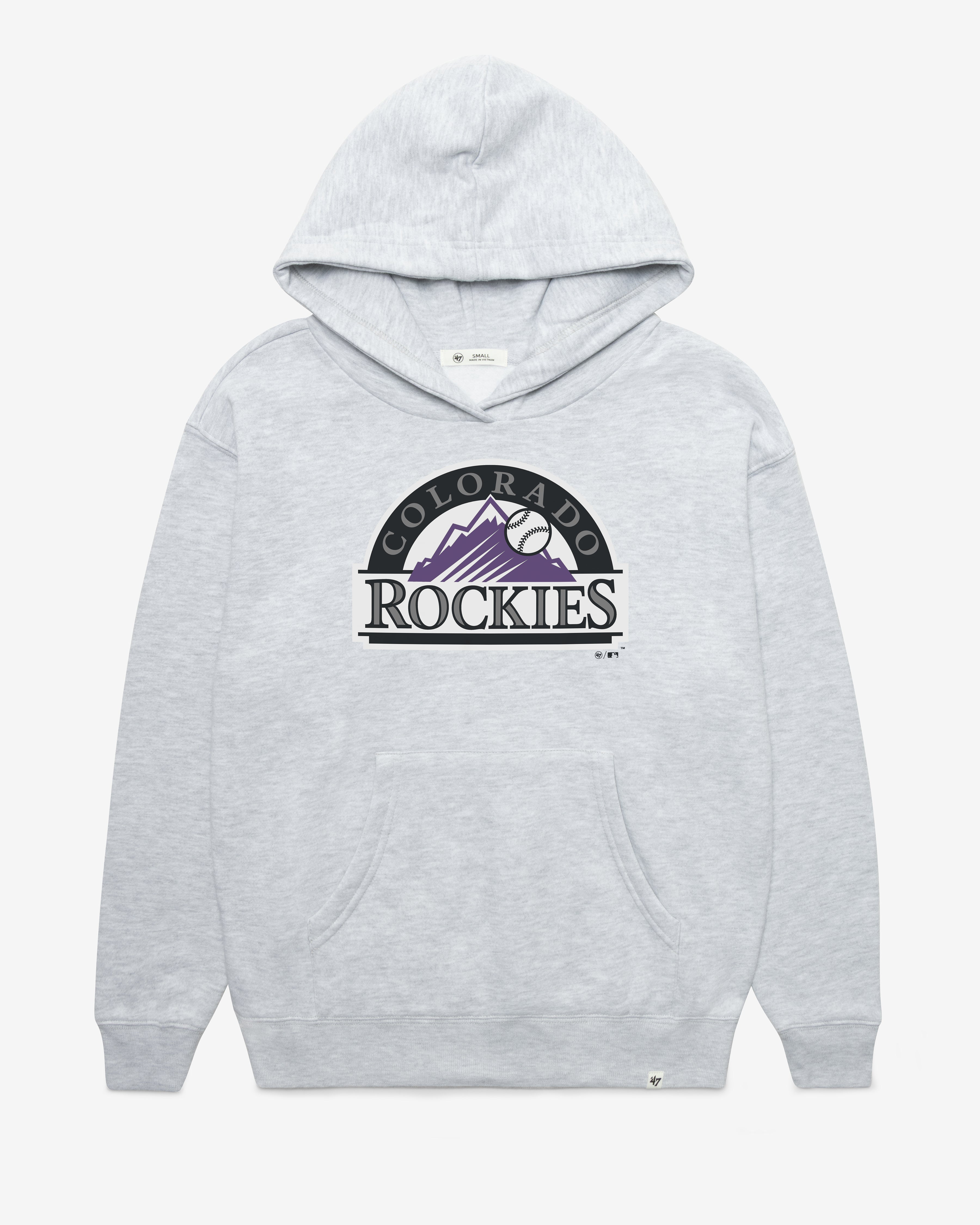COLORADO ROCKIES IMPRINT '47 NAOMI HOOD WOMENS RELAY GREY