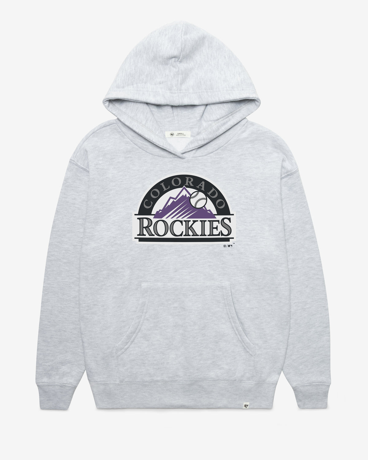 COLORADO ROCKIES IMPRINT '47 NAOMI HOOD WOMENS RELAY GREY