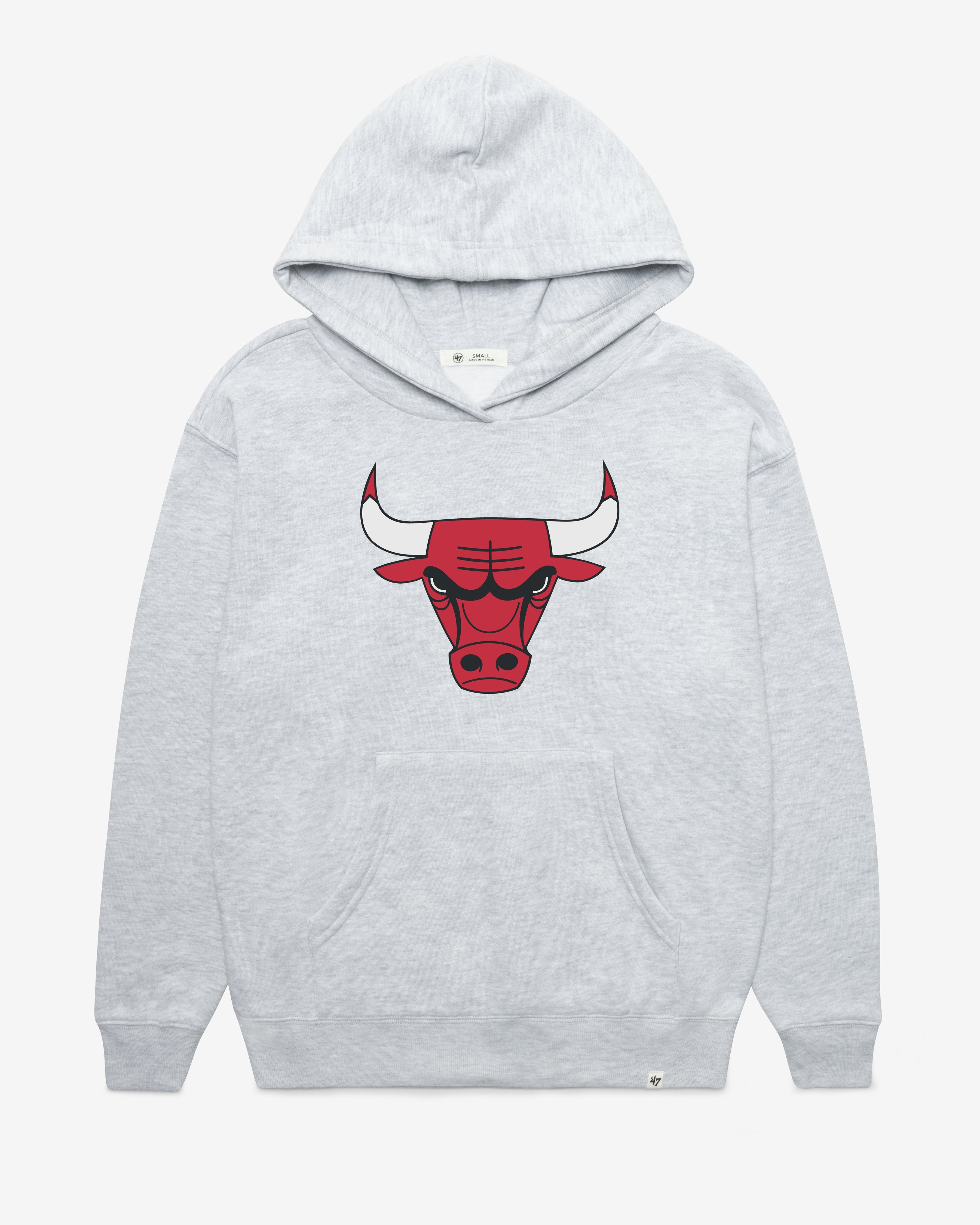 CHICAGO BULLS IMPRINT '47 NAOMI HOOD WOMENS RELAY GREY