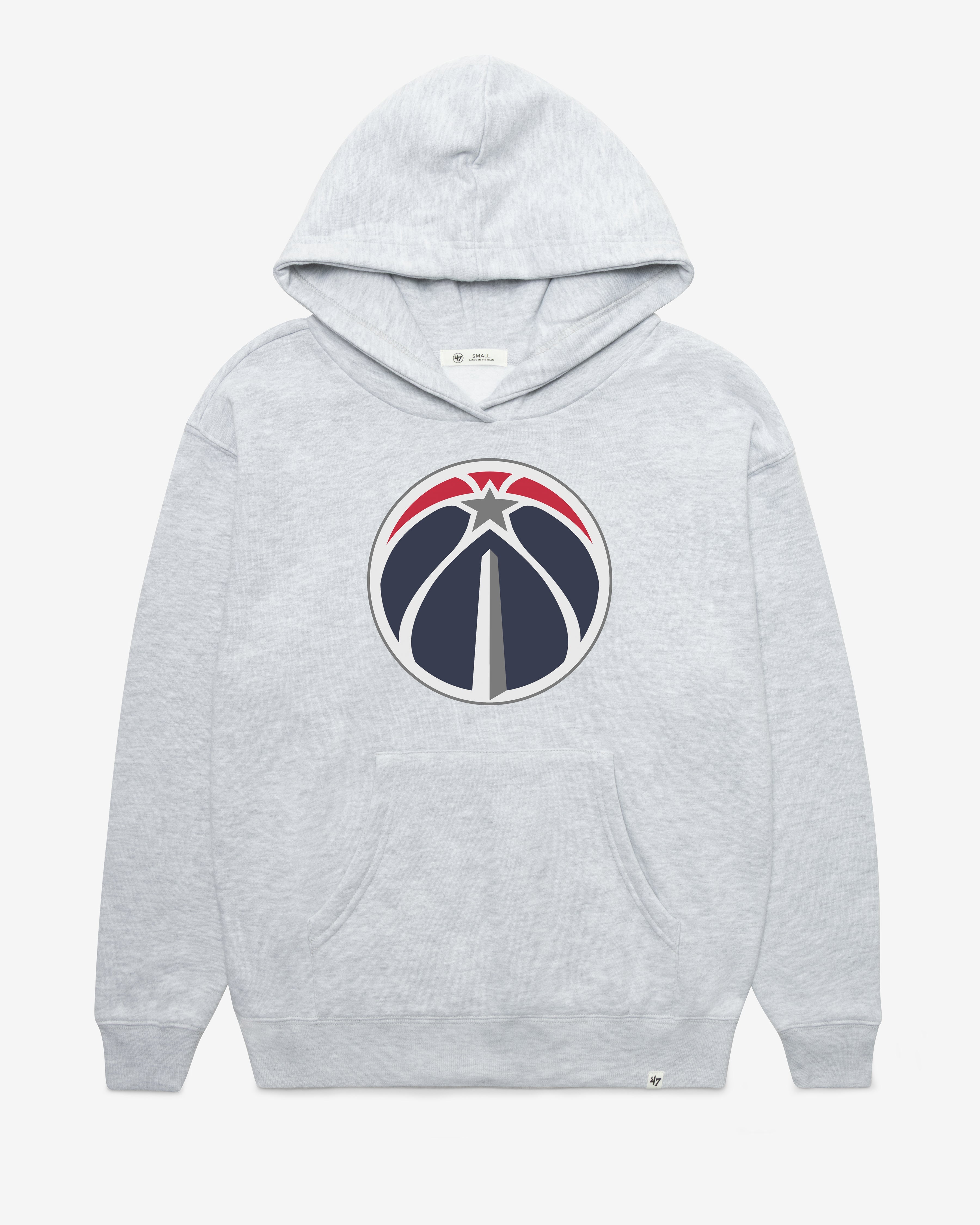WASHINGTON WIZARDS IMPRINT '47 NAOMI HOOD WOMENS RELAY GREY