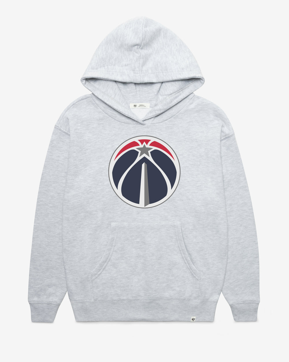 WASHINGTON WIZARDS IMPRINT '47 NAOMI HOOD WOMENS RELAY GREY