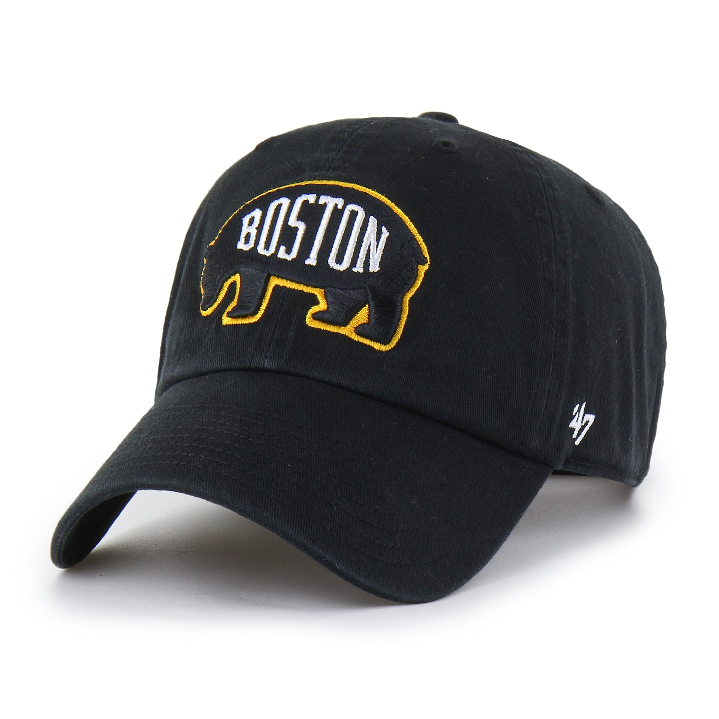 BOSTON BRUINS '47 CLEAN UP BLACK